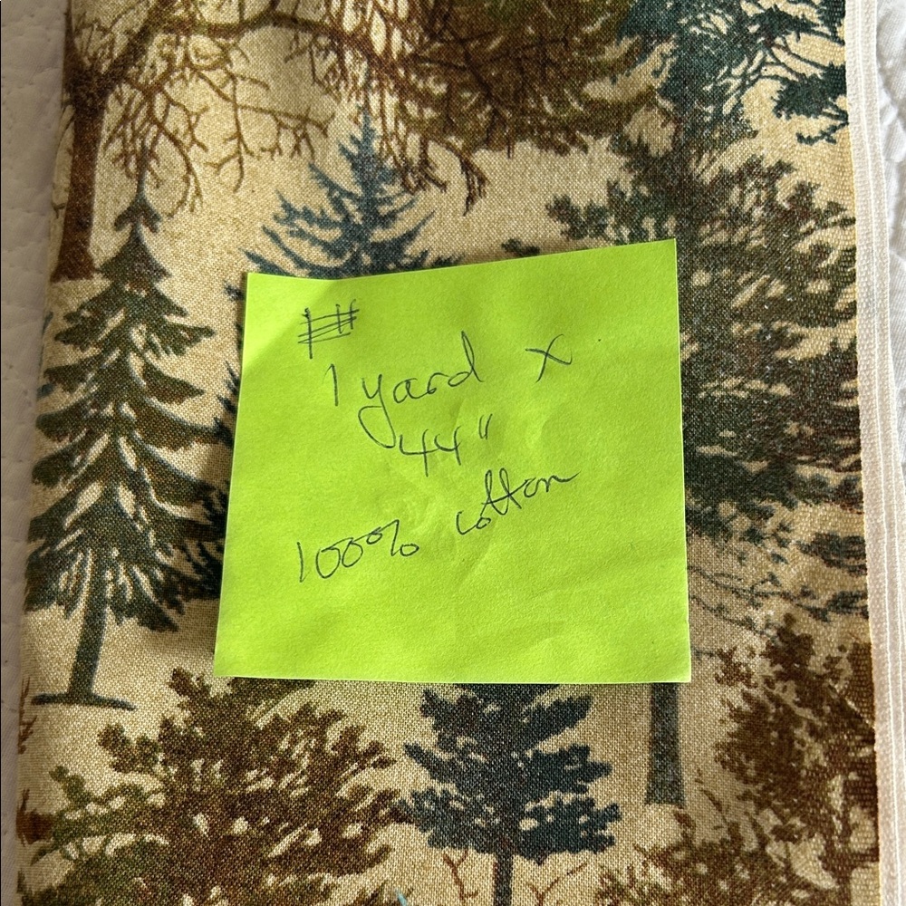 Forest Patterned Fabric - Picture 5 of 5